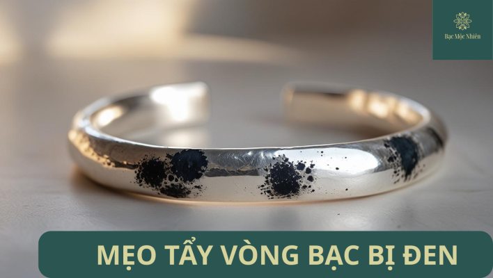 cách tẩy vòng bạc bị đen