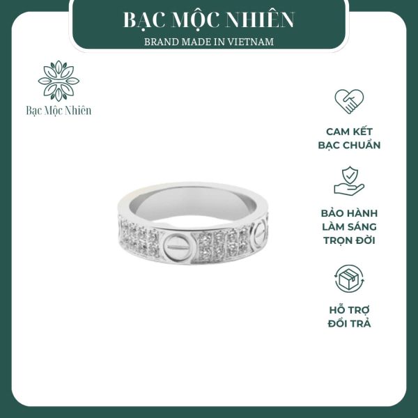 nhẫn nam bạc