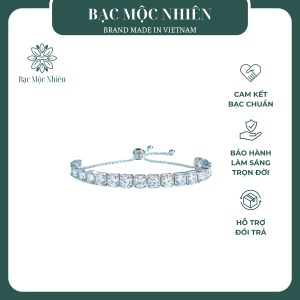 Lắc Tay Bạc Nữ S925 Đính Đá CZ Sang Trọng