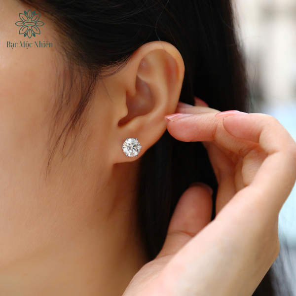 Bông Tai Bạc Mộc Nhiên "Lấp Lánh Như Mắt Em" - Ảnh 4
