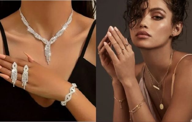 phố đồ với trang sức bạc