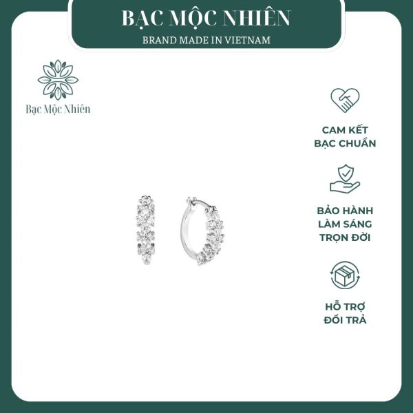 Bông Tai Bạc Tinh Tế